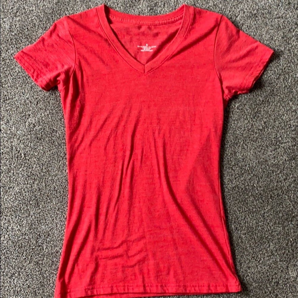 Cozy red vneck